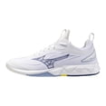 thumbnail image 4 of Mizuno Wave Luminous 3 White / Bellwether Blue  V1GC242096 Women's Size 9.5, 4 of 4