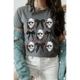 thumbnail image 6 of Horror Halloween Coquette Bow Graphic T Shirts, 6 of 10