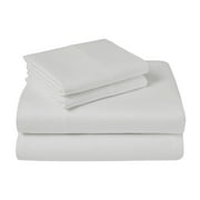 Lavish Touch 160 GSM Double Brushed Flannel Extra warm, soft and cozy, heavy weight, breathable Twin XL 3pc Sheet Set Pewter