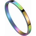 thumbnail image 2 of Stainless Steel Classical Simple Plain Blank Open Clasp Bangle Bracelet, 2 of 2