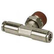 Viair 0.37 in. NPT M 0.12 to 0.12 in. Swivel T-Fitting - DOT Approved - 4 Piece
