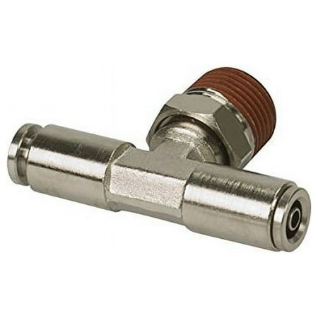 Viair 0.37 in. NPT M 0.12 to 0.12 in. Swivel T-Fitting - DOT Approved - 4 Piece