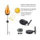 thumbnail image 3 of Yuarrent Lámpara de césped con energía solar Exquisita luz de calle de tierra Varilla de caña Ángel Llama Luna Lámpara solar LED decorativa Vidrio Iluminación y accesorios No.2 Yuarrent HA026466-02, 3 of 6