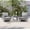 Light Gray, variant on ACEGOSES 3-Piece Patio Sofa Set Rattan Swivel Rocking Chair Set Side Table Suiting Backyard, Poolside and Patio,Navy Blue