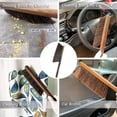 thumbnail image 4 of Cepillo de limpieza con mango de madera natural, cerdas suaves, apto para áreas grandes sin rayaduras, limpieza de grietas, cepillo de mano ligero y resistente (2 piezas), 4 of 5