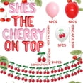 thumbnail image 3 of She's The Cherry on Top Baby Shower Balloons for Girl Cherry Theme Coquette Bridal Shower Decorations Cherry Bride to Be Engagement Party Decor, 3 of 7