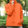 thumbnail image 2 of QHFBli Rain Jacket Women Windbreaker Hooded Jackets Sun Protection Lightweight Jacket Packable Waterproof Rain Coat Hiking, 2 of 5