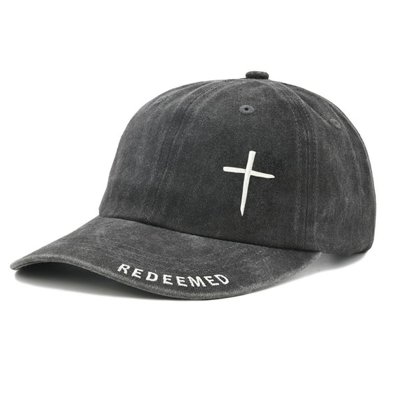 Waldeal Cross Jesus Hat, Christian Hats for Men Women, Religious Gifts Redeemed Baseball Cap