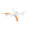 UDI RC U842 6-Axis Gyro 2.4GHz Falcon RC Quadcopter Flying Drone with HD Camera, White
