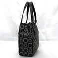 thumbnail image 3 of Pre-Owned Salvatore Ferragamo handbag ec-22400 black silver Gancini EX-21 PVC leather... (Good), 3 of 11