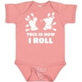 thumbnail image 3 of Inktastic How I Roll Bowling Boys or Girls Baby Bodysuit, 3 of 5