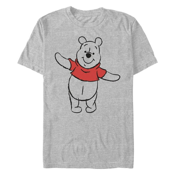 Men's Winnie the Pooh Sketch Graphic T-Shirt