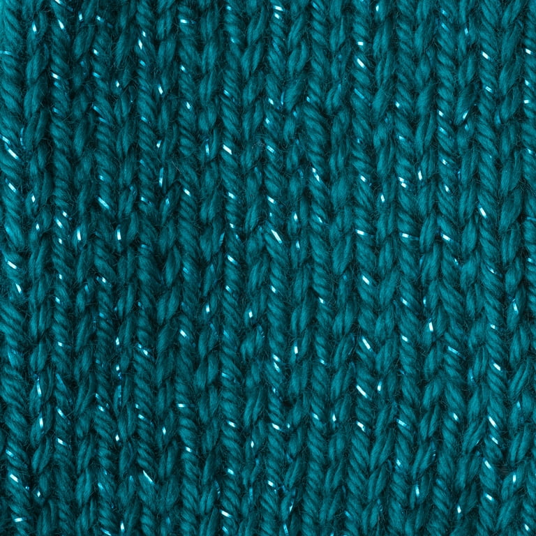 I Love This Yarn! Metallic Yarn 760 Coral Sparkle 5 oz. acrylic blend yarn