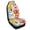 Colorful Flowers, variant on Uourmeti Car Seat Cover Full Surround Polyester, Compatible with Car Interior, Fit for Cars Automobile, Skull And Rose Print