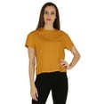 thumbnail image 1 of Inkmeso T-Shirt à Manches Courtes pour Femmes Épaules Tombantes Col Rond T-Shirts d'Été Décontractés, 1 of 7
