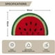 thumbnail image 5 of Alfombra de felpa con forma de sandía para baño, material de microfibra antideslizante, decoración de frutas que se absorbe rápidamente y se seca rápido, alfombra de baño lavable a máquina para una, 5 of 6