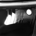 thumbnail image 3 of AKKON - For 03-24 Chevy Express | GMC Savana 1500 2500 3500 Black Housing Headlight (Upper) Lamp Left+ + Right, 3 of 5