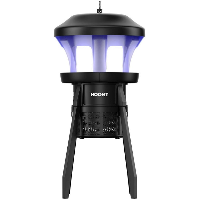 Hoont 3-Way Mosquito and Fly Trap with Stand, Black