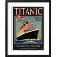 thumbnail image 2 of Art.com Titanic White Star Line Travel Poster 3 Giclee Print by Jack Dow, Black Frame Wall Art, 17" x 21", 2 of 4
