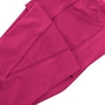 thumbnail image 5 of Girls' Yoga Leggings with Pocket Soft Stretch Dance Running Athletic Pants High Waisted Workout Active Trouser (4 Years, Hot Pink), 5 of 7