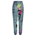 thumbnail image 5 of Invader Zim And Gir Womens Sweatpants Joggers Pants Trousers Casual 3D Printing Fashion Sweatpants With Drawstring Closed Bottom Active Sports Track Pants, 5 of 7