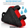 thumbnail image 3 of Bolsa para bicicleta, bolsa de almacenamiento para cuadro de bicicleta, bolsa triangular para bicicleta resistente al agua, paquete de accesorios de ciclismo para teléfono, billetera, llaves,, 3 of 5