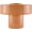 Peach, White, Translucent / Lauenhagen, variant on Hauteloom Lauenhagen Glass Table Lamp - Modern Contemporary - Peach, Light Orange