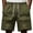 Army Green, variant on Havenre Mens Cargo Shorts Lightweight Stretch Hiking Shorts Casual Athletic Work Shorts Drawstring Elastic Waistband Shorts with Multi-Pockets Navy S