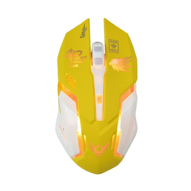 Souris Design Silencieuse Usb Souris Filaire 3200dpi Réglable Souris de Jeu 6 Ergonomie Plug Play Souris d'Ordinateur Portable Accessoires d'Ordinateur Souris Filaire Silencieuse