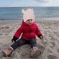 thumbnail image 5 of Gorros y guantes de otoño e invierno, trajes con orejas pequeñas y bonitas, gorros para bebés masculinos y femeninos, 5 of 5