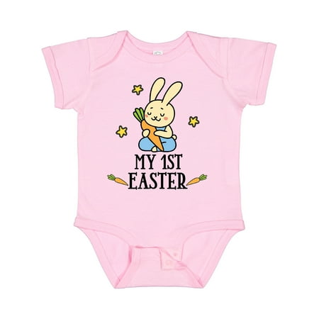 

Inktastic My 1st Easter Boy Bunny Rabbit Gift Baby Boy Bodysuit