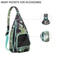 thumbnail image 4 of Abstract Boho Paisley Sling - Geometric Ethnic Print Crossbody Backpack (Chic), 4 of 4