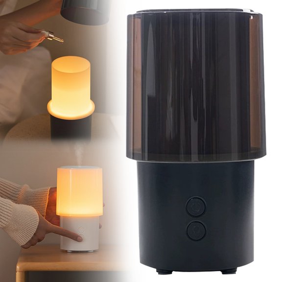 Goowood Oil Diffuser 130ML Small Aromatherapy Diffusers With 3 Sunset Lamp And Auto Off USB Powered Cool Mist Humidifier For Home Bedroom Offi Humidifier Home appliances