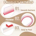 thumbnail image 3 of Uxcell Collapsible Shower Threshold Water Dam Guard, Shower Stopper Barrier Self Adhesive Sink Splash Guards Clear 118"x1.2"x 0.6", 3 of 7