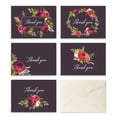 thumbnail image 2 of Paper Frenzy Bohemian Floral Thank You Note Card Collection with Cream Colored Envelopes - 25 pack, 2 of 4