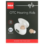 RCA OTC In-Ear Hearing Aids, Beige