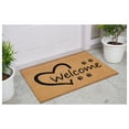 thumbnail image 2 of Calloway Mills Open Heart Paws Doormat, 36" x 72", 2 of 5