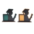thumbnail image 5 of 2PCS Class of 2024 Graduation Frame Wooden Table Graduation Picture Frame Home Desktop Ornaments Fit Vertical Portrait-B, 5 of 5