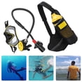thumbnail image 1 of Ensemble de Réservoir de Plongée 1L, Mini Réservoir de Plongée avec Valve de Soulagement, Sangle de Plongée, Lunettes de Plongée pour Exploration sous-Marine, 1 of 7