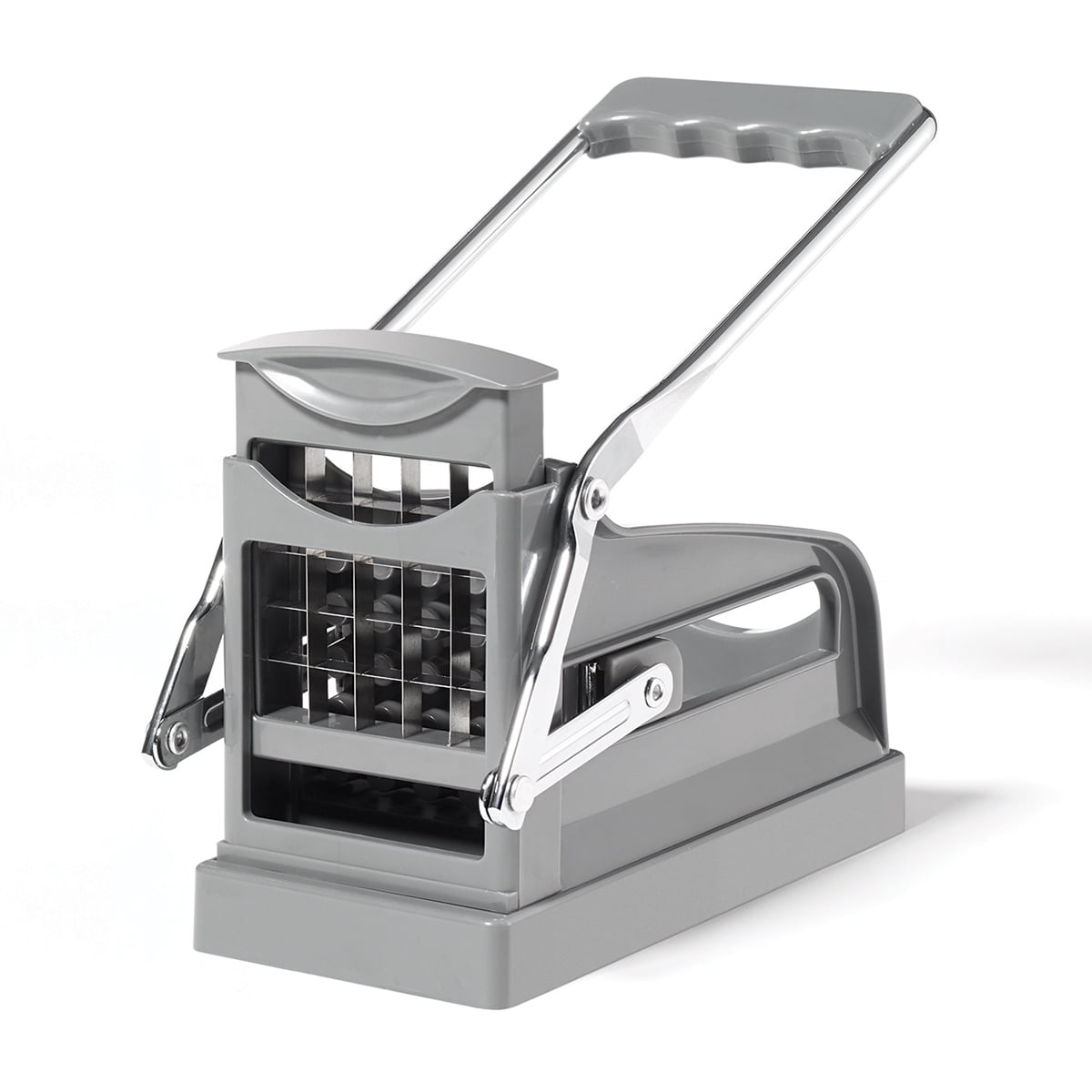 Starfrit Gourmet Fry Cutter, 2 Blades Included, Stainless Steel Blades, Suction Base for Stability, Easy to Use, Cuts Regular and Julienne Fries, Ideal for Homemade French Fries