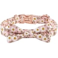 thumbnail image 2 of Collar de pajarita para perro, collares para perros con pajarita floral para niña, ajustables y suaves para gatos pequeños, medianos y grandes, bonitos patrones de margaritas, cómodos, 2 of 6