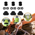 thumbnail image 6 of Kuntesetty 9 Pieces Belay Rigging Ropes Stopper Keeper Rappel Abseil Positioning Device Black, 6 of 9