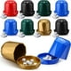 thumbnail image 1 of 10-Pack Mini Dice Cup Set with 50 Six-Sided Dice - Plastic Shaker Cups for Dice Game, Party Favors, Carnival Prizes, Math Rewards, 1 of 5
