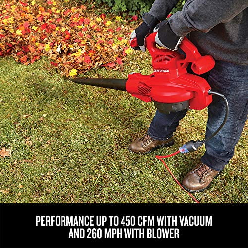 Craftsman corded blower vacuum mulcher deals