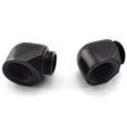 thumbnail image 4 of SDTC Tech 4-Pack G1/4" Male to Female Extender Connector 90° Angle Elbow Fitting for PC Water Cooling System, 4 of 4