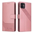 thumbnail image 3 of Dteck for iPhone 12 Mini Case, PU Leather Flip Wallet Case with 3 Cart Slots and Kickstand Shockproof Protective Case for iPhone 12 Mini 5.4 inch 2020 Ladies Girls Women Boys Men, Rosegold, 3 of 13