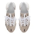 thumbnail image 5 of Vintage Brown Tiles Pattern Walking Shoes for Men Woman Lightweight Tennis Fashion Elastic Sports Shoes Cushion Basketball Shoes, 5 of 7