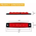 thumbnail image 3 of Pseqt 10 piezas de luces LED de tira de roca Exterior del automóvil Underglow Wheel Fender Well Kits de iluminación a prueba de agua para carrito de golf Wrangler Silverado Offroad Truck Rv Feliz Sencillez, 3 of 5