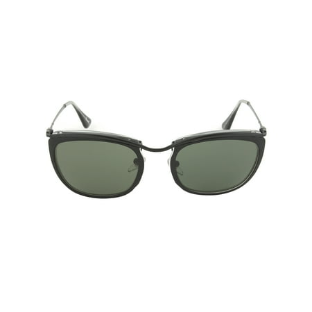 Persol PO3081S 1004/31 Sunglasses | Black and Matte Crystal Frame | Grey Lens