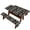 Christmas Light, variant on Yuyamidu Maple Leaf Picnic Table Cover with Bench Covers Non Slip Outdoor Tablecloth with Elastic Edge Washable Camper Fitted Table Cover Fall Decor